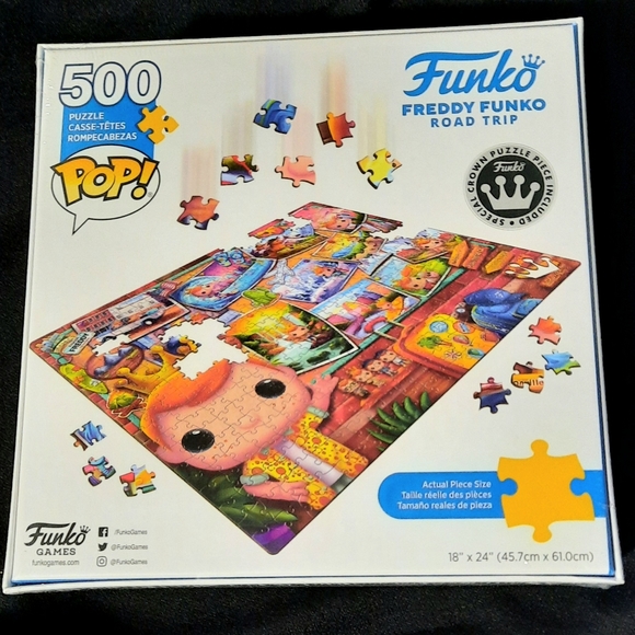 Freddy Funko Road Trip 500 Piece Jigsaw Puzzle-NEW SEALED - Picture 5 of 5